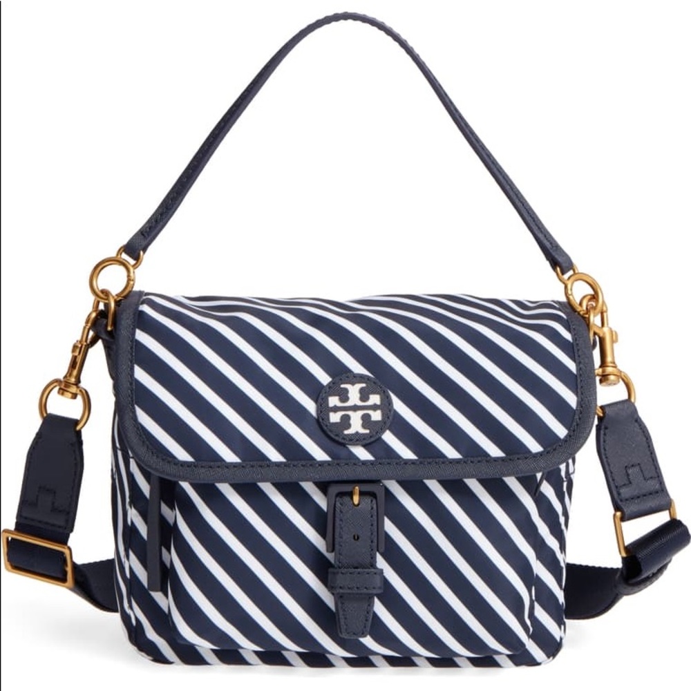 Tory Burch Scout Stripe Crossbody Bag